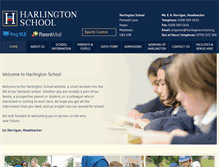 Tablet Screenshot of harlingtonschool.co.uk